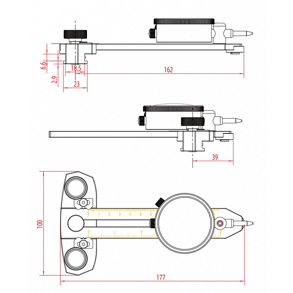 Woodworking Table Saw Dial Gauge Corrector | Precision Blade Straightener & Positioner - Image 4