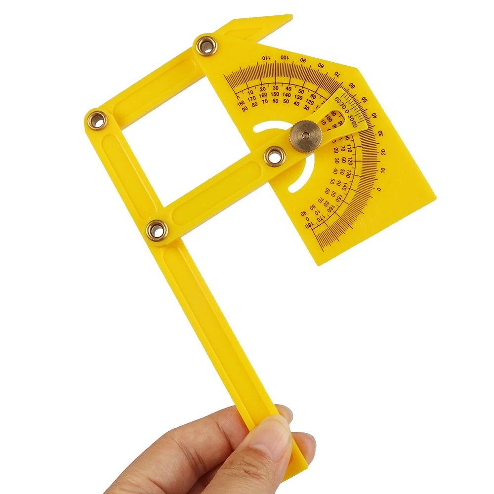 Goniometer Angle Finder Tool | Plastic Protractor & Miter Gauge Ruler - Image 5