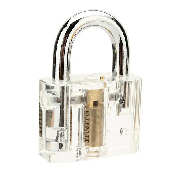 3Pcs Transparent Cutaway Practice Padlock Set | Inside View for Locksmith Training & Lock Picks - Image 4