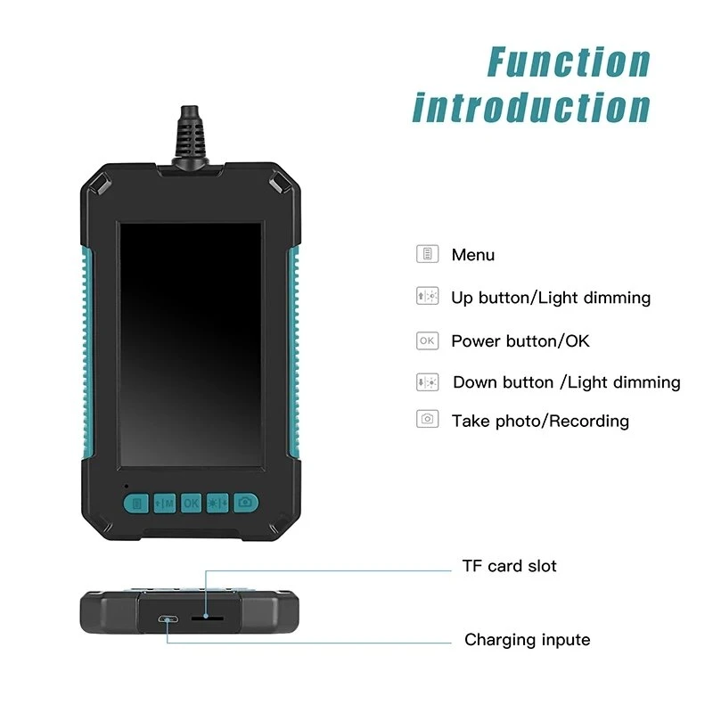 P40 Wireless Endoscope Camera - 4.3 Inch 1080P Dual Lens | IP68 Waterproof Borescope - Image 4