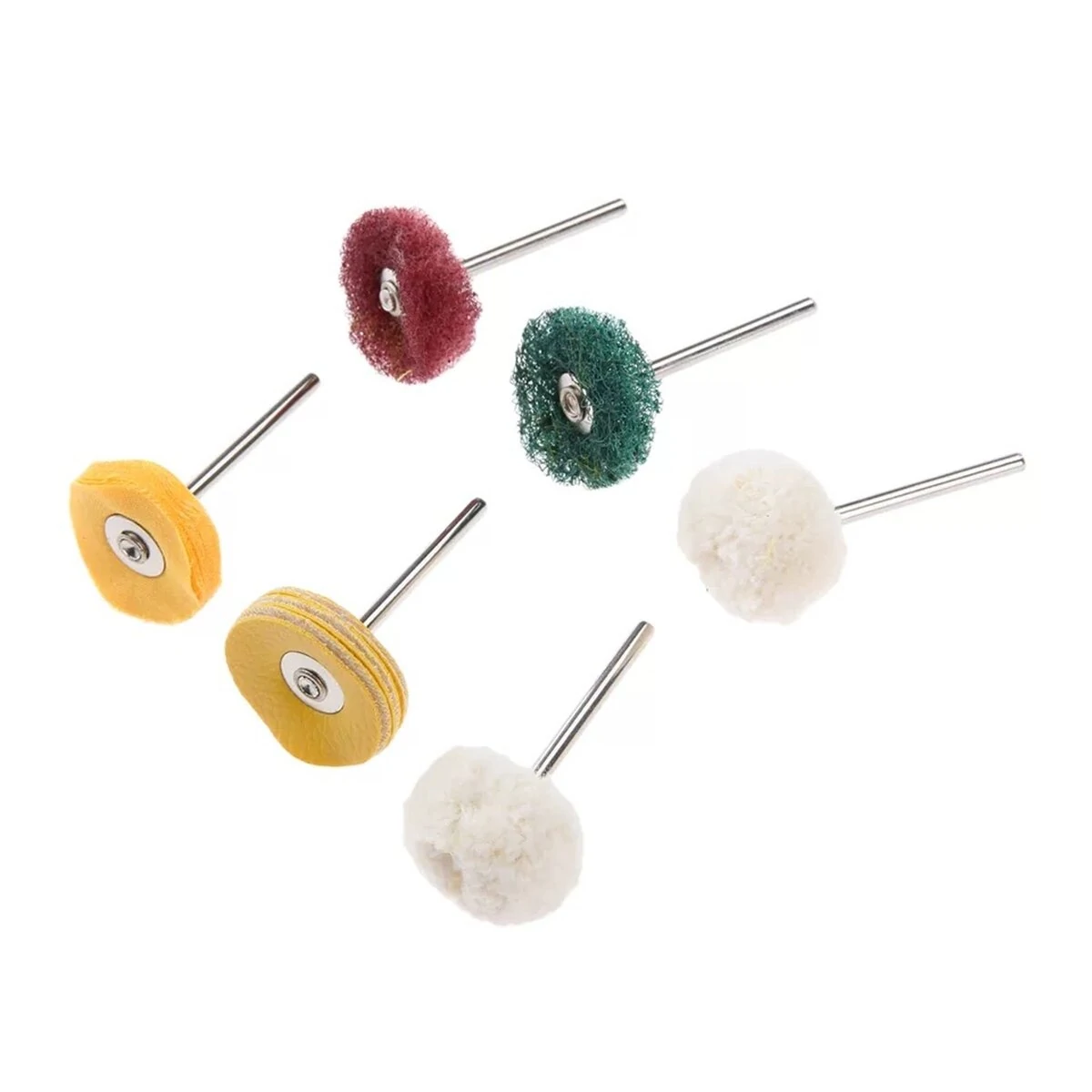 6pcs Brand Polishing Buffer Wheel Pad Kit for Rotary Tool Model ABC123 - Image 5