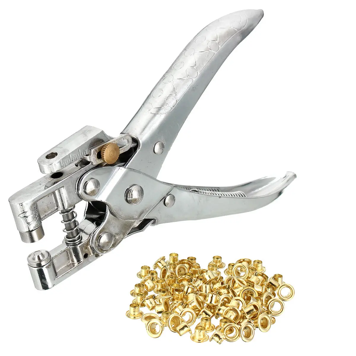 6 Inch Eyelet Grommet Setter Punch Pliers - Steel Tool for Fabric & Canvas Repair - Image 2