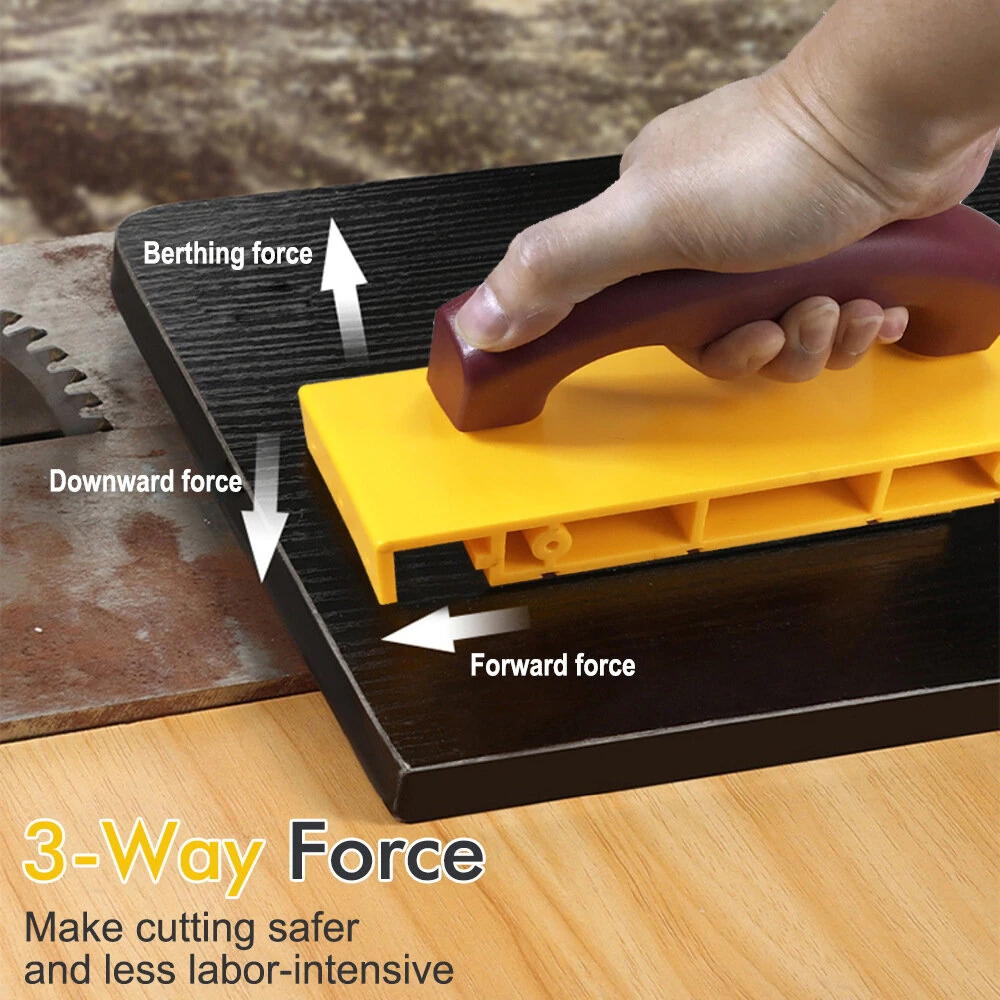 Table Saw Push Block - Safe for Thin Rips & Difficult Cuts | Router & Band Saw - Image 4