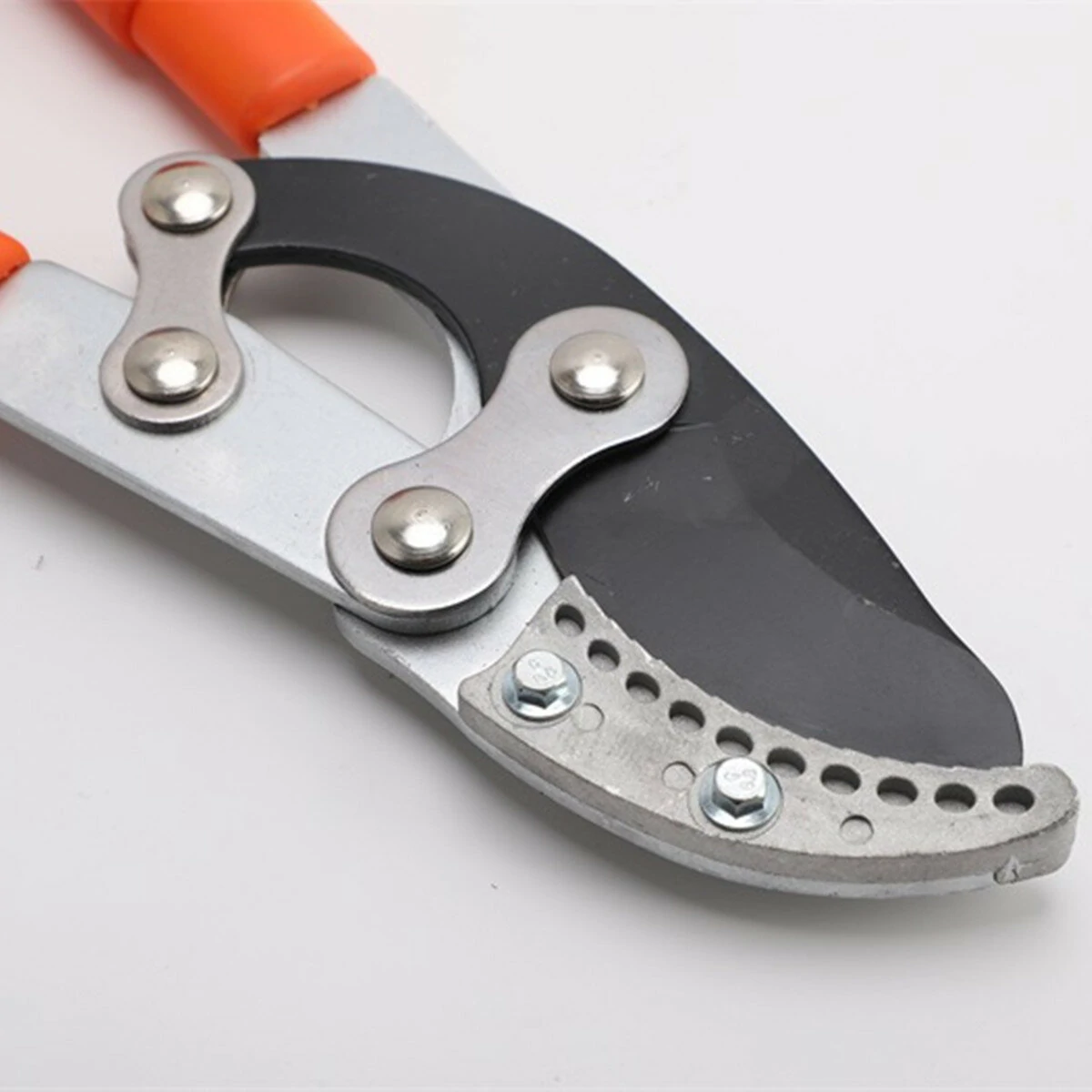 Telescopic Hedge Shear - Ratchet Anvil Pruner with Anti-Slip Grip for Tree Branches - Image 4