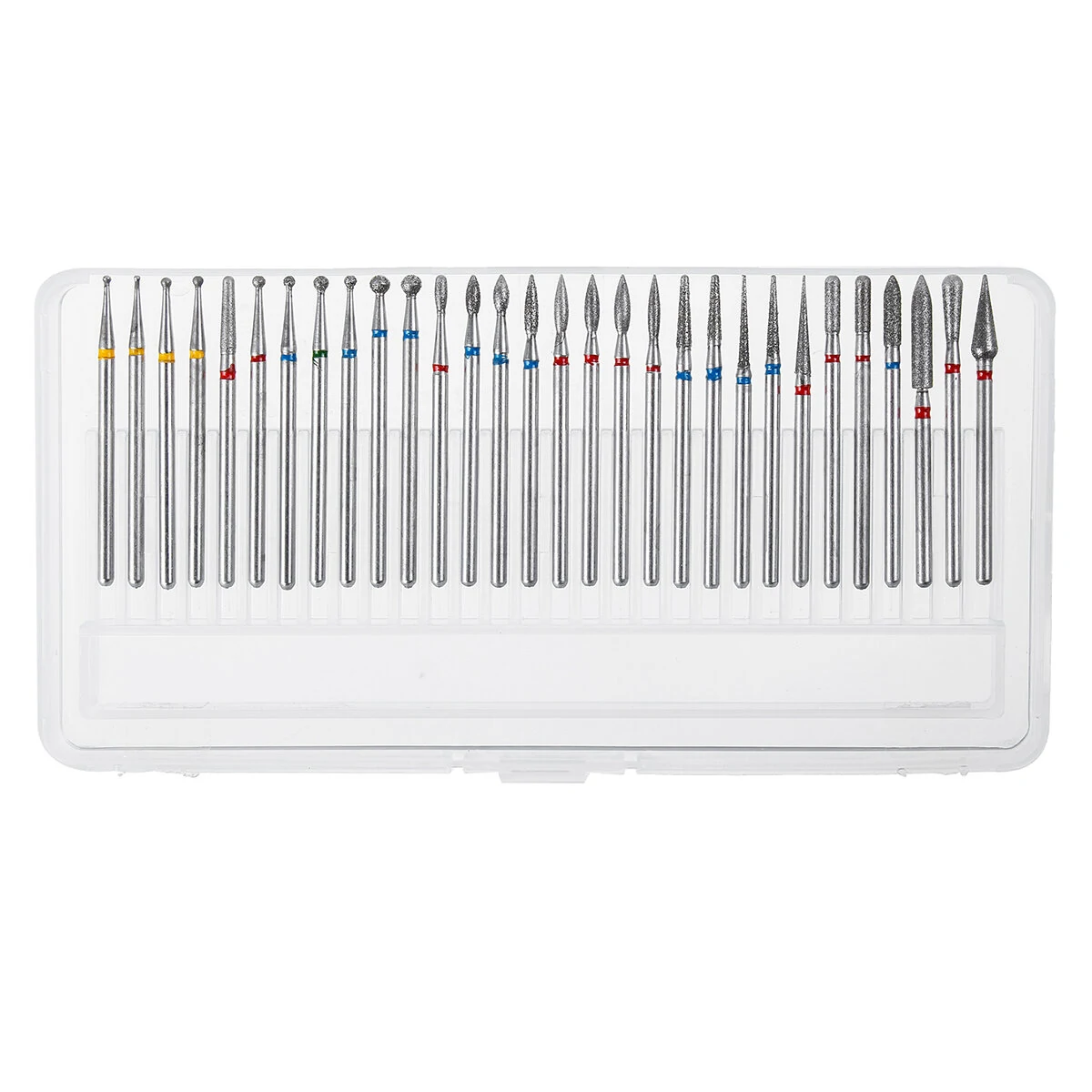 30Pcs Diamond Nail Drill Bit Set | For Acrylic Nails & Cuticle Care | Pedicure Tools - Image 4