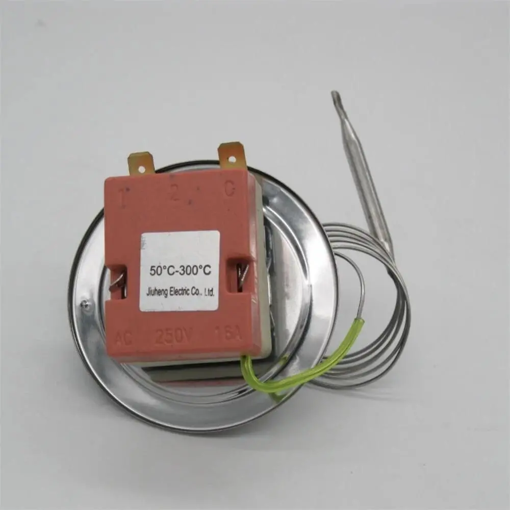 AC220V 16A Thermostat Control Switch - 50-300C Dial for Electric Oven with Sensor - Image 3