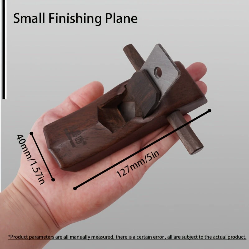 Ebony Wood Hand Plane - 30mm High Carbon Steel Blade | Non-Slip Grip for Precision Smoothing - Image 3