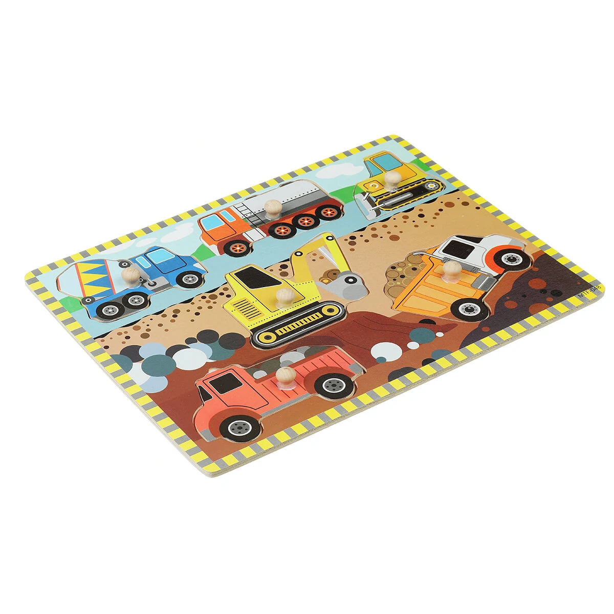 Wooden Peg Puzzle - Educational Toy for Baby Toddler Preschool - Image 2