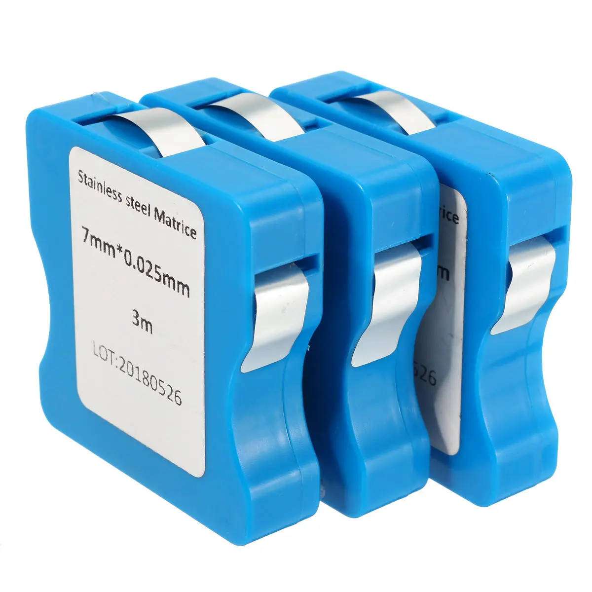 Dental Striproll Bands - 5/6/7mm Stainless Steel Teeth Restoration Forming Clip - Image 2