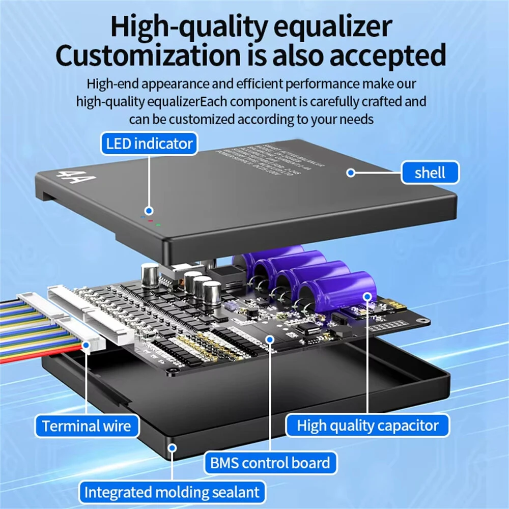 Active Balancer 15S-16S 2A | High Efficiency Energy Transfer | Waterproof Lithium Equalizer - Image 4