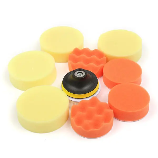 6pcs 3 Inch Polishing & Waxing Pads - Drill Adapter Buffer Pad Kit - Image 3