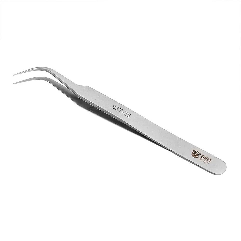 BEST BST-25 High-Precision Curved Tweezers - Anti-Skid & High Toughness - Image 3