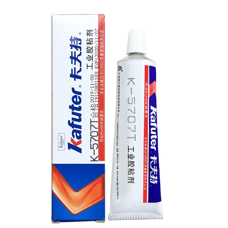 Kafuter K-5707T 100g Transparent Silicone Adhesive | Bonds Rubber Plastic Metal - Image 2