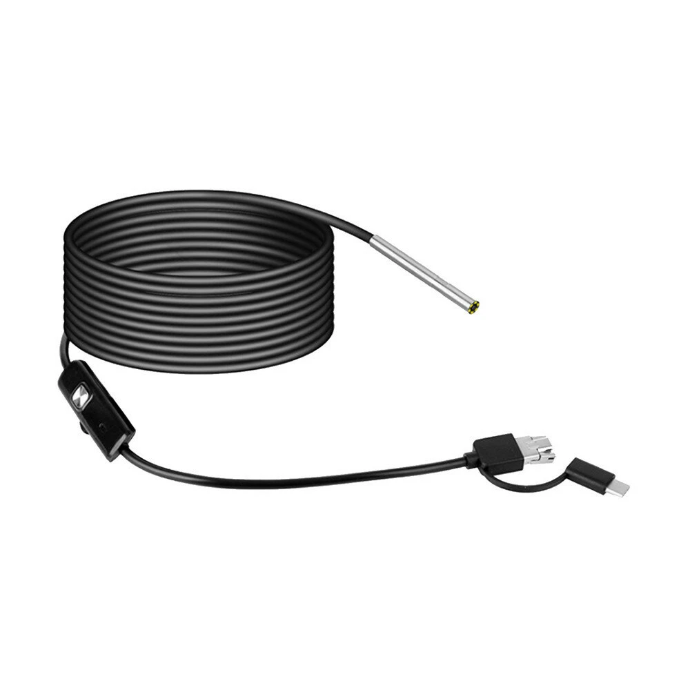 Industrial Borescope Camera - 3.9mm Lens | IP67 Waterproof HD for USB & Android Phone with 6 LED - Image 5