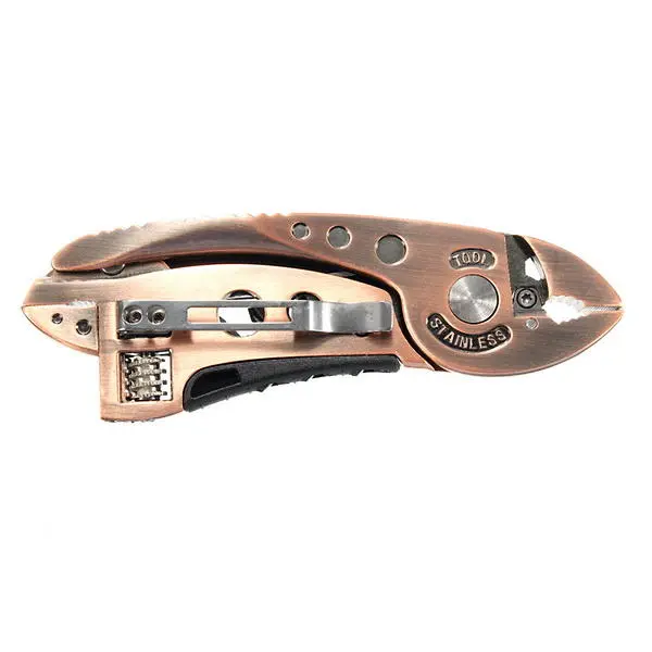 DANIU Bronzed Multitool Set - Adjustable Wrench, Screwdriver & Pliers - Image 4