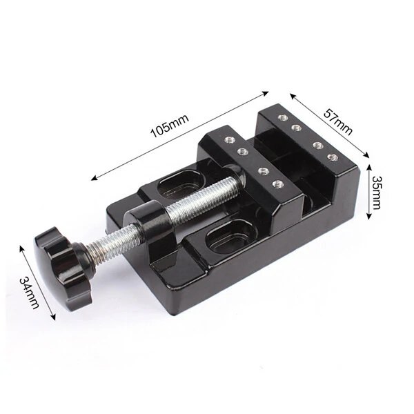 MYTEC 57mm Mini Bench Clamp Drill Press Vice | Adjustable Parallel Jaw Vise - Image 5