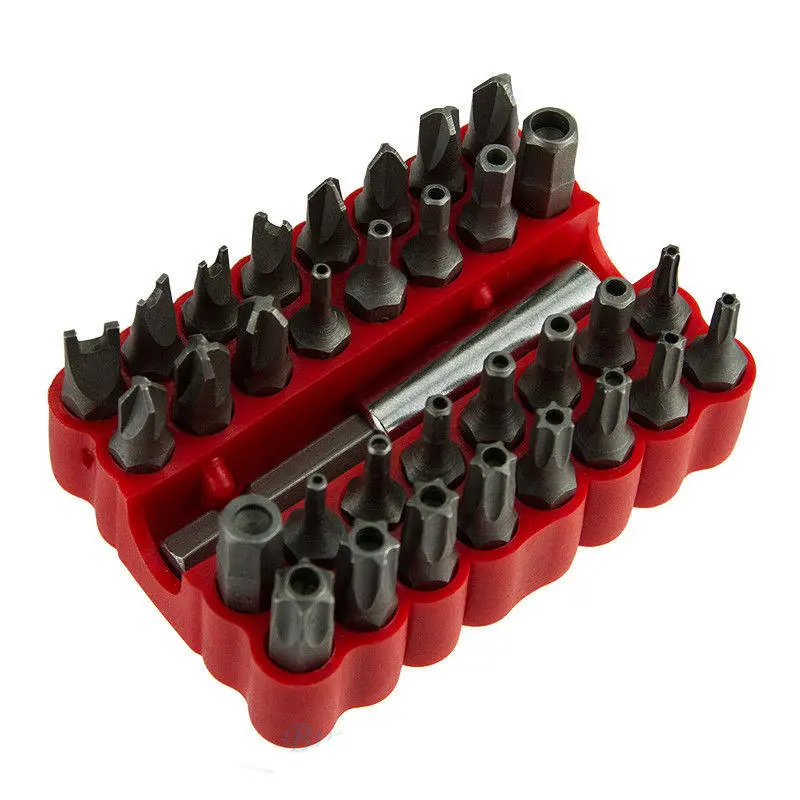 TORQ Torx Hex Star Spanner Tri Wing Screwdriver Bit Set - 33pcs Magnetic Holder Security Tamper Proof - Image 4