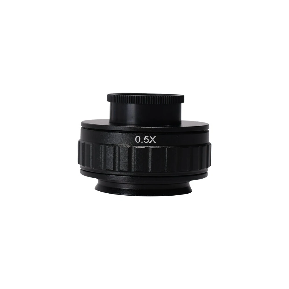 HAYEAR 1X 0.35X 0.5X C-mount Lens Adapter | Focus Adjustable for Trinocular Stereo Microscope - Image 3