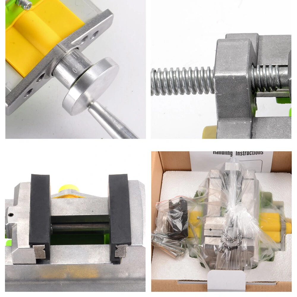 BG-6368 3 Inch Cross Slide Vise - Aluminum Alloy Compound Table for Milling & Drilling - Image 2