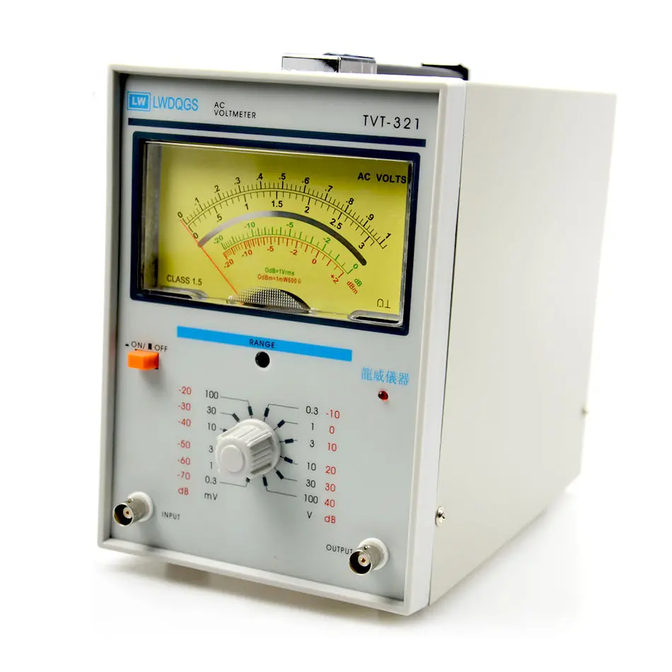 TVT-321 Millivoltmeter | Single-Needle Voltage Tester | 10M Impedance - Image 2