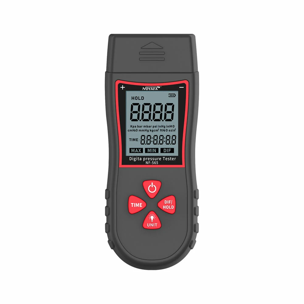 Noyafa NF-565 Digital Manometer | HVAC Air Differential Pressure Gauge | 11 Units & Backlight - Image 2