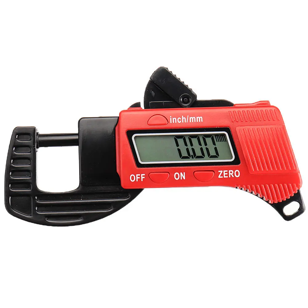 Drillpro Digital Thickness Caliper Gauge | 0-12.7mm Carbon Fiber Micrometer - Image 2