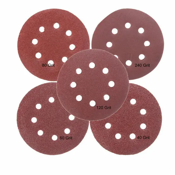 3M Sanding Discs 50Pcs | 8 Hole Abrasive Paper 40-240 Grit for Power Sanders - Image 2