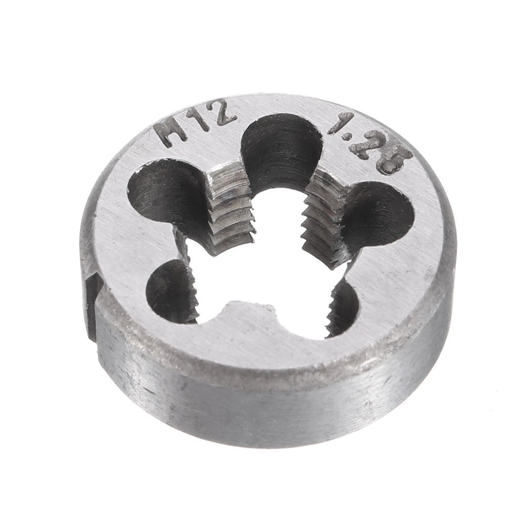Drillpro 10Pcs Metric Thread Die Set | M6 M7 M8 M10 M12 | Circular Die - Image 5