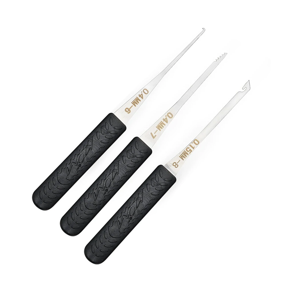 12PCS Lock Pick Set - Stainless Steel Tools with Key Extractor | Locksmith Supplies - Image 5