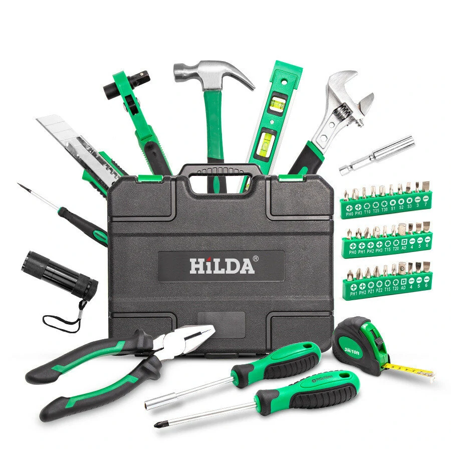 HiLDA 125pcs Household Hand Tool Kit | Screwdriver & Appliance Repair Set for DIY - Image 3