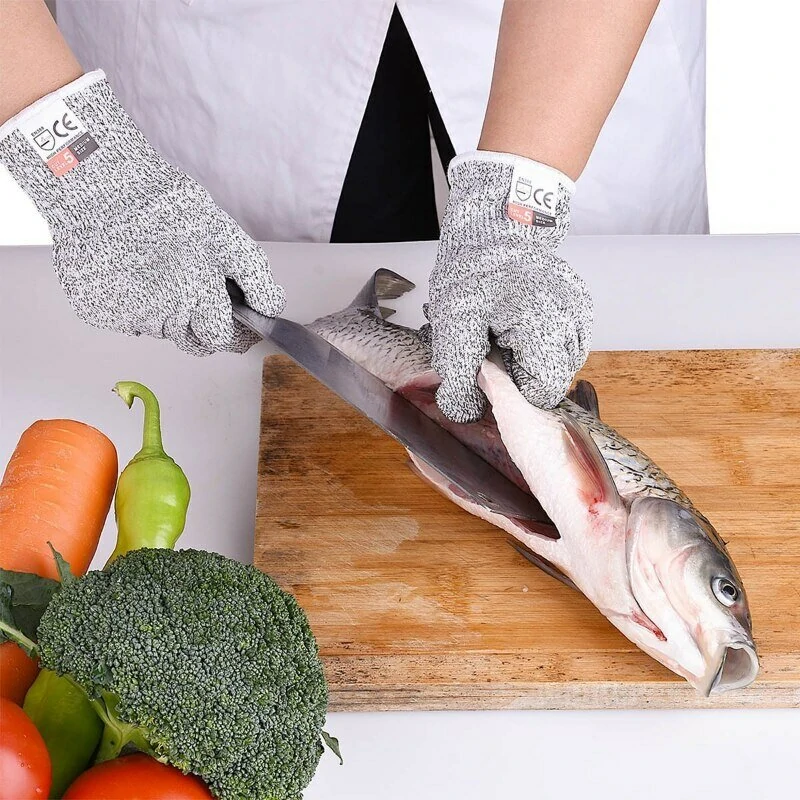 Cut Resistant Gloves Level 5 - Anti Cutting for Kitchen Meat, Woodworking, Mandolin Slicing - Image 5