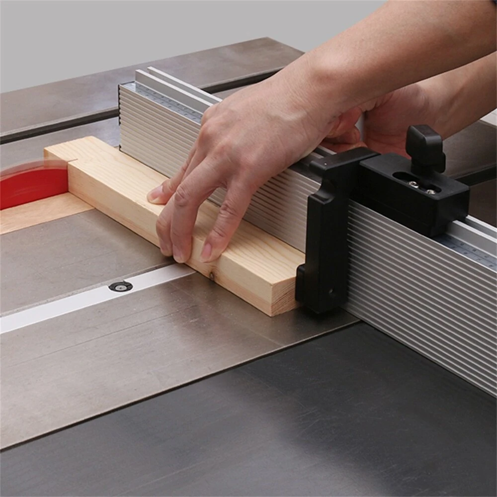 Wnew Miter Gauge - Aluminum Profile Fence with Track Stop | For Table Saw & Router - Image 4