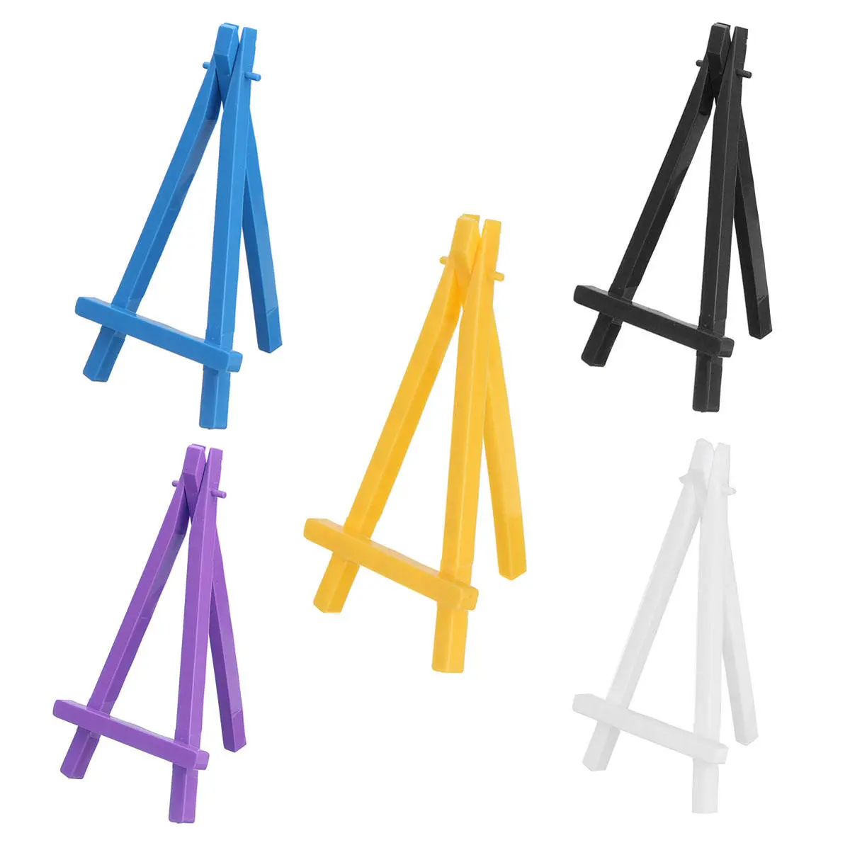 Colorful Plastic Triport Easel - Painting & Card Display Stand for Wedding Party - Image 2