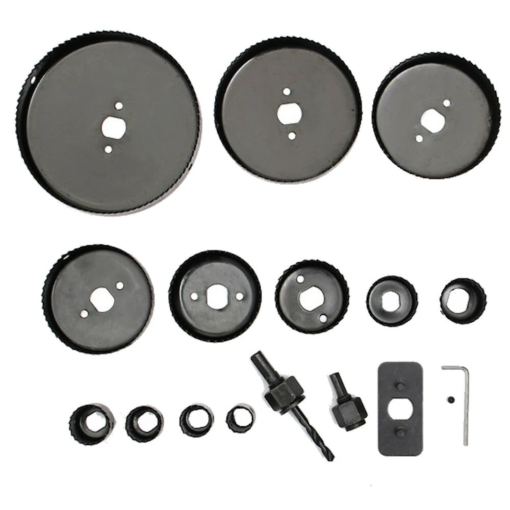 16pcs Hole Saw Cutter Set - 19-127mm for Wood & Metal | Drill Bit Tool Set - Image 3