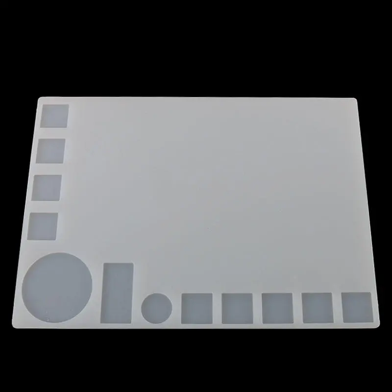 35x25cm Transparent Heat Resistant Silicone Pad | Desk Mat Maintenance Platform - Image 4