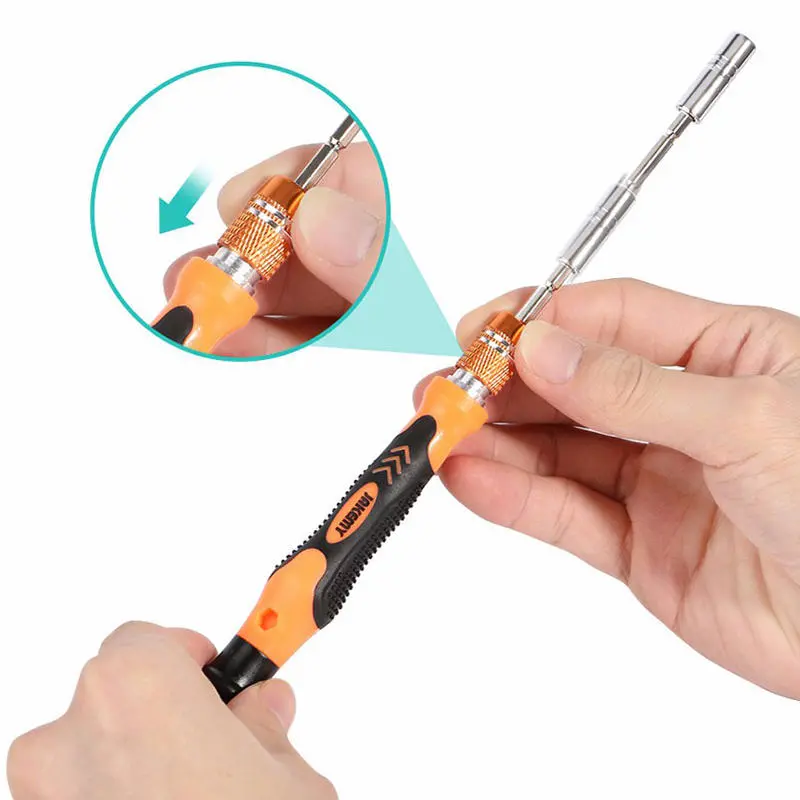 JAKEMY JM-8125 Electric Screwdriver Kit | 58 in 1 Multitool Repair Tools - Image 5