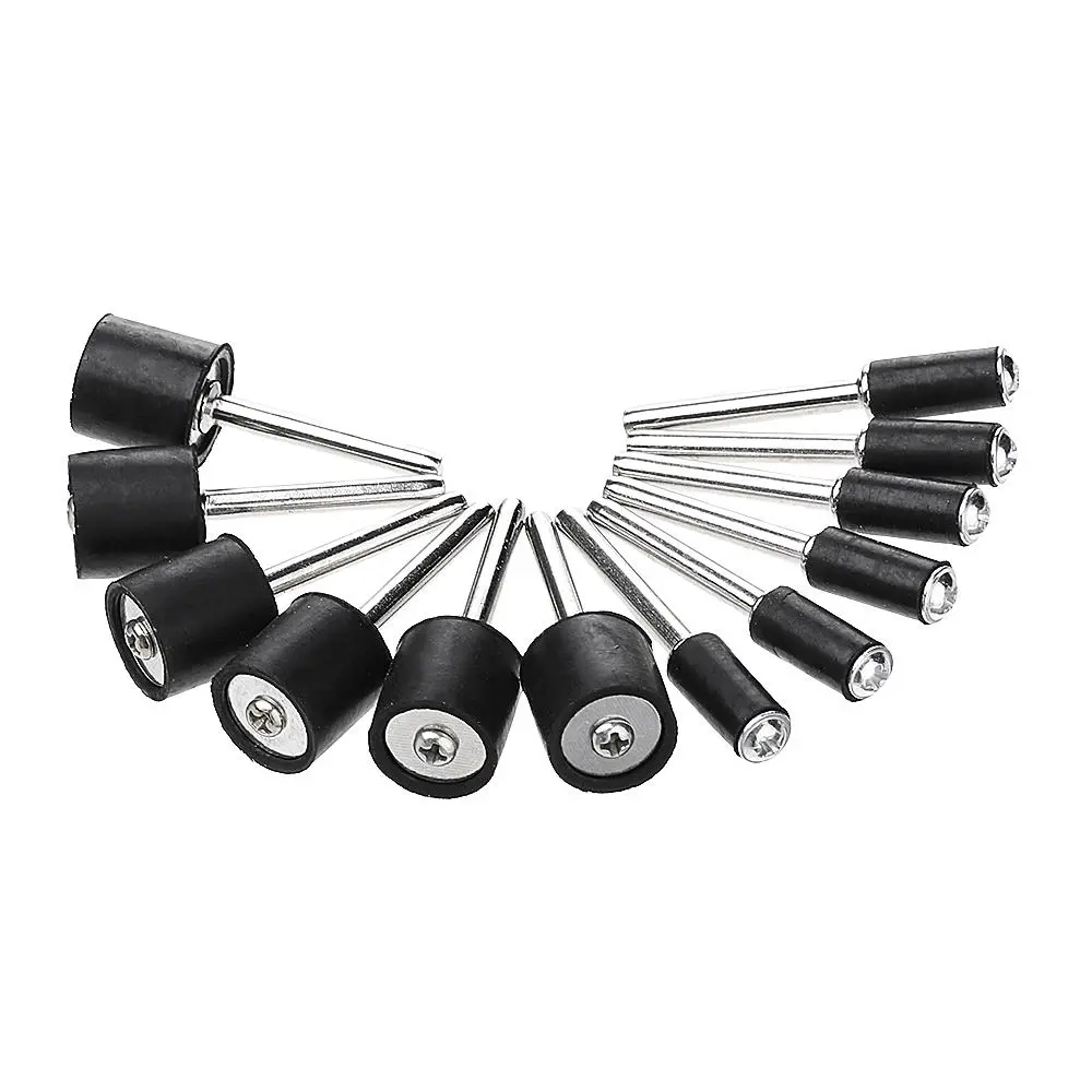 12pcs 1/8 Shank Sanding Drum Kit - 12.7mm & 6.3mm Rubber Mandrel - Dremel Rotary Tool Accessories - Image 3