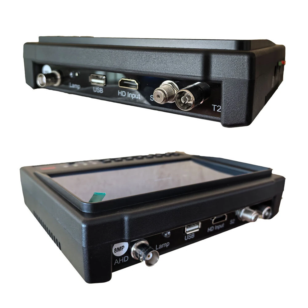 KPT-702ST+AHD Satellite Finder - 7-inch DVB-S2/T2/C Meter with USB & HDMI - Image 5