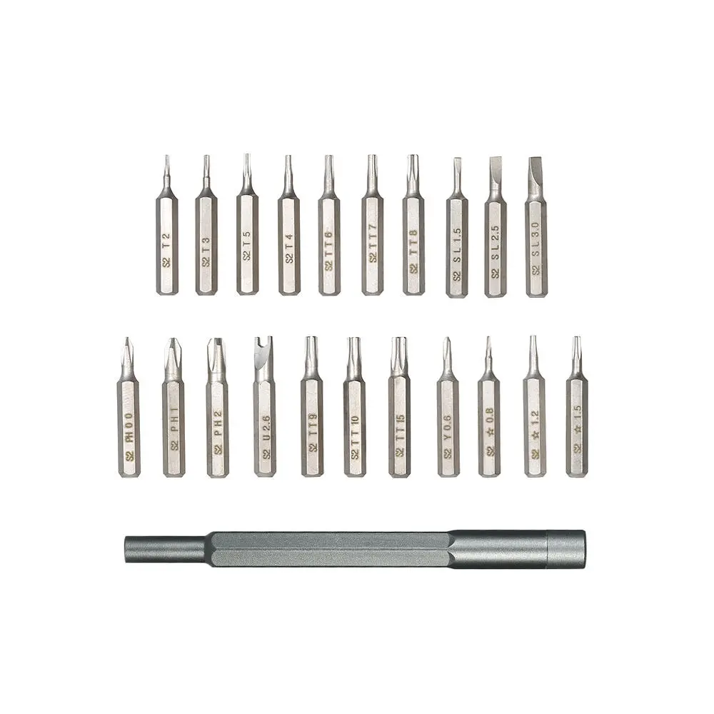 Pro-Tech 22 in 1 Precision Screwdriver Set | Aluminium Alloy Repair Tools - Image 2