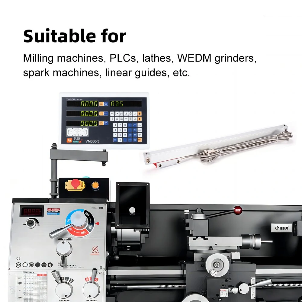 YHSINO VM600-3 Digital Readout | 3 Axis Optical Linear Scale | Durable Aluminum Alloy - Image 3