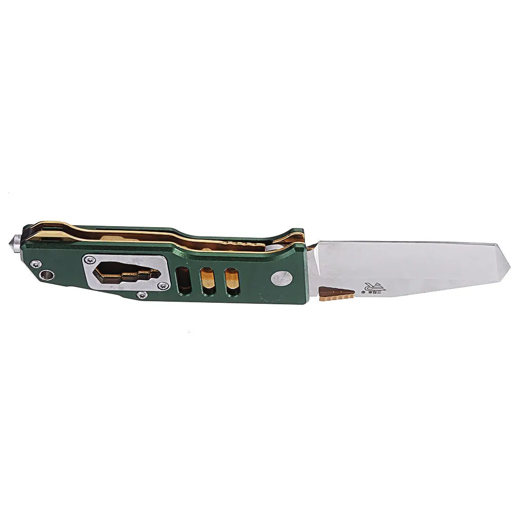 Sanrenmu Multifunctional Folding Tool - EDC Camping Tool with 4-10mm Wrench & Glass Breaker - Image 5