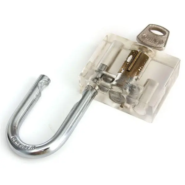 Daniu Transparent Cutaway Practice Padlock - Disc Type Training Lock for Lock Pick Tools - Image 5