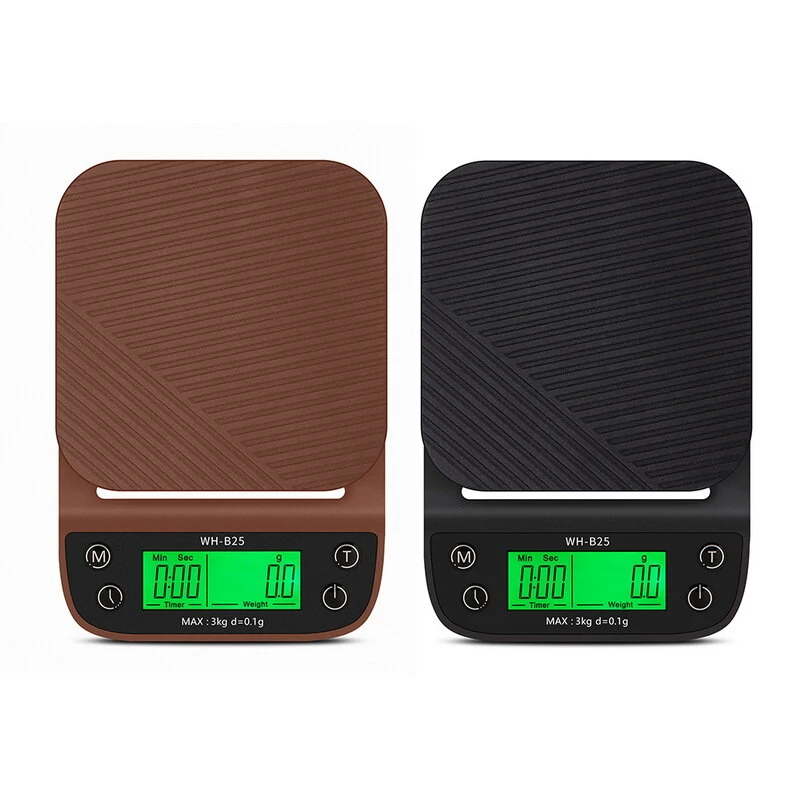 WH-B25L Coffee Scale with Timer - 3kg/0.1g High Precision - Portable Digital Kitchen Scale - Image 3