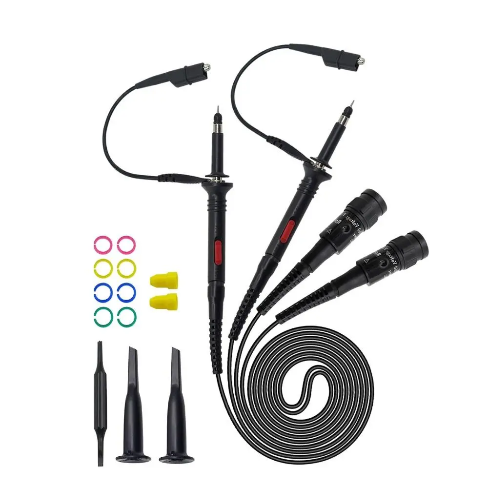 Cleqee P1260D Oscilloscope Probe | Multimeter Test Lead Kit with Replaceable Tips - Image 5