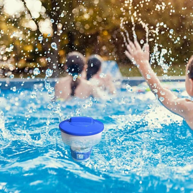 Pool Chlorine Dispenser Floater - Large Capacity Tablet Holder for Swimming Pools - Image 4