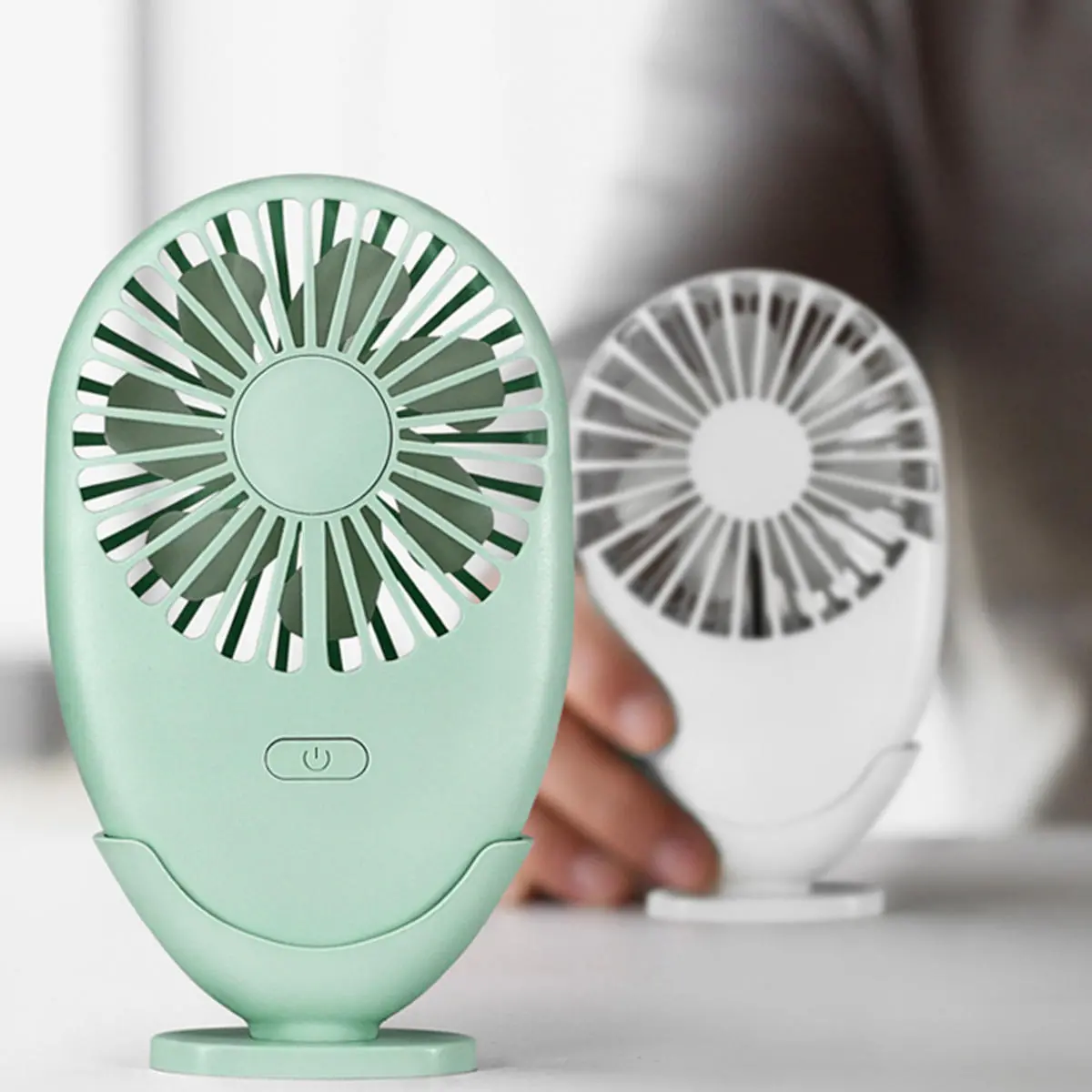 Portable Mini Handheld Fan - USB Rechargeable - Pocket Cooling Fan for Students - Image 5