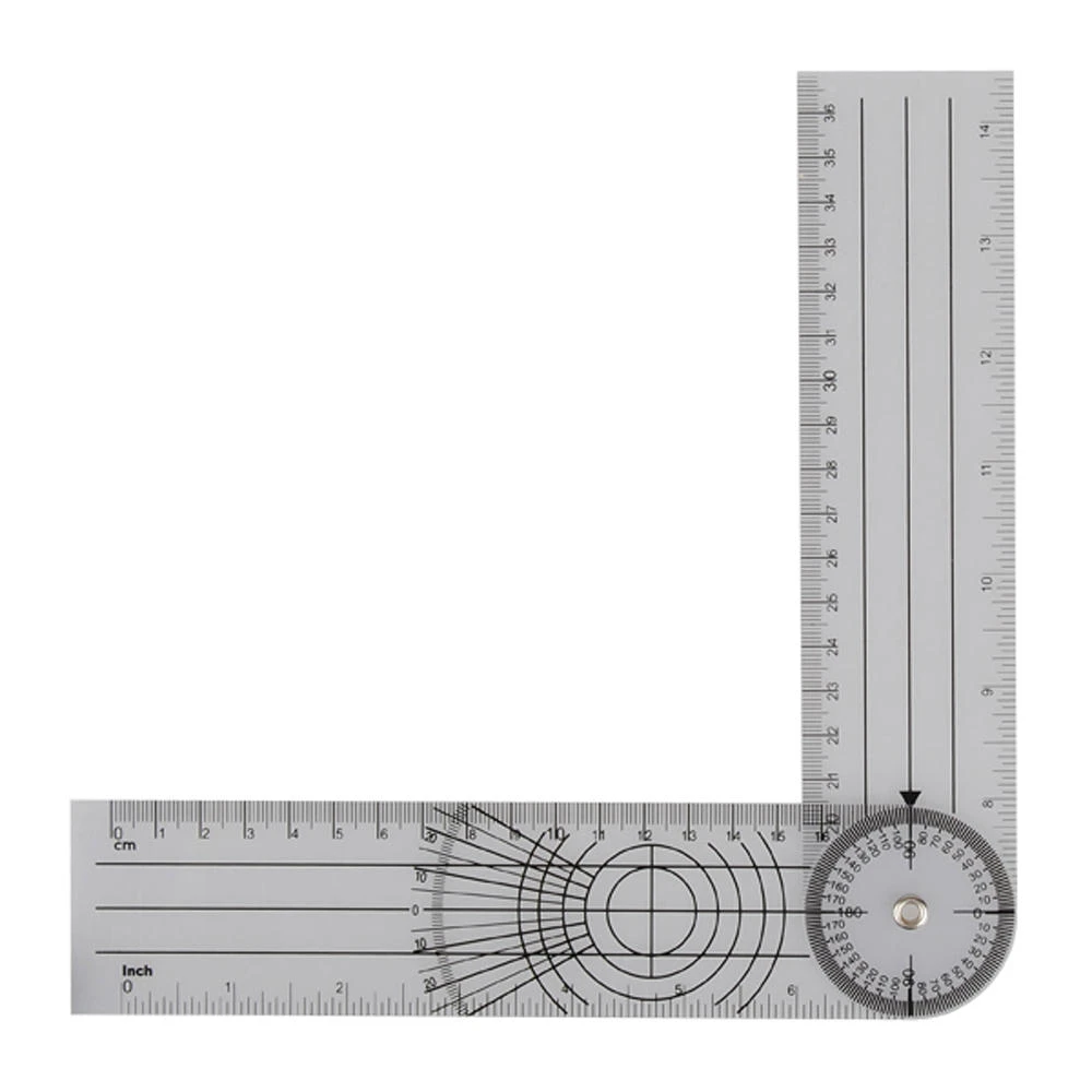 3pcs Professional Goniometer - 360 Degree Multi-Ruler for Spinal Angle - Image 3
