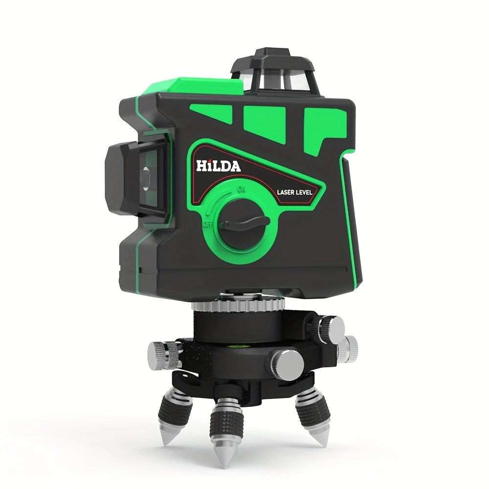HILDA Laser Level Tripod Stand - 360° Rotatable Aluminum Alloy Base with Fine Adjustment - Image 4