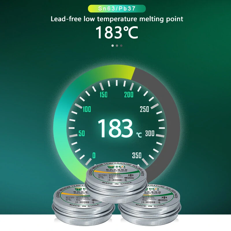 BEST BST-506A Solder Paste Sn63Pb37 | 183°C BGA for Phone Repair - SMT - Image 4