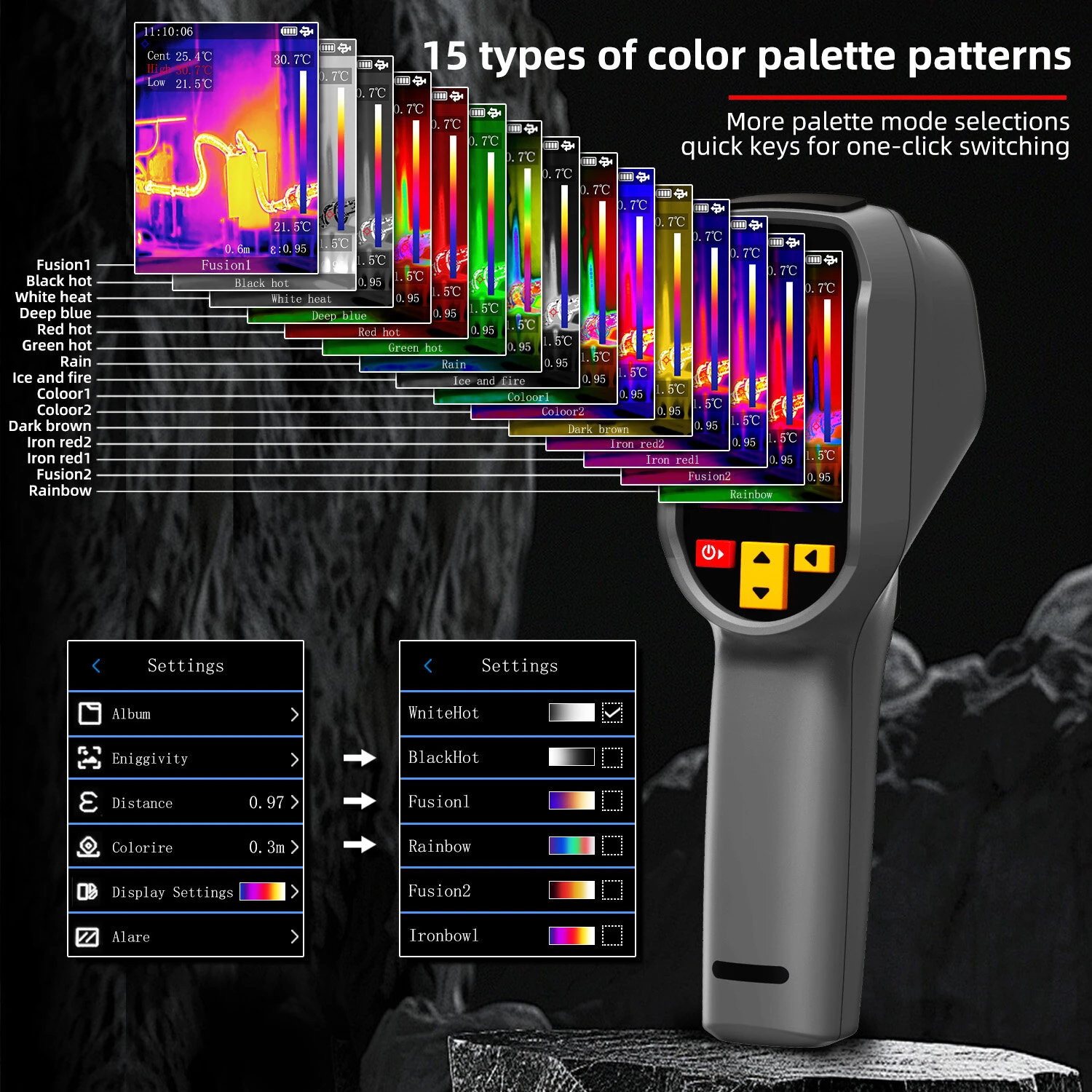 BSIDE HX2 Thermal Imaging Camera | 240x320 IR Resolution -20°C to 550°C - Image 5